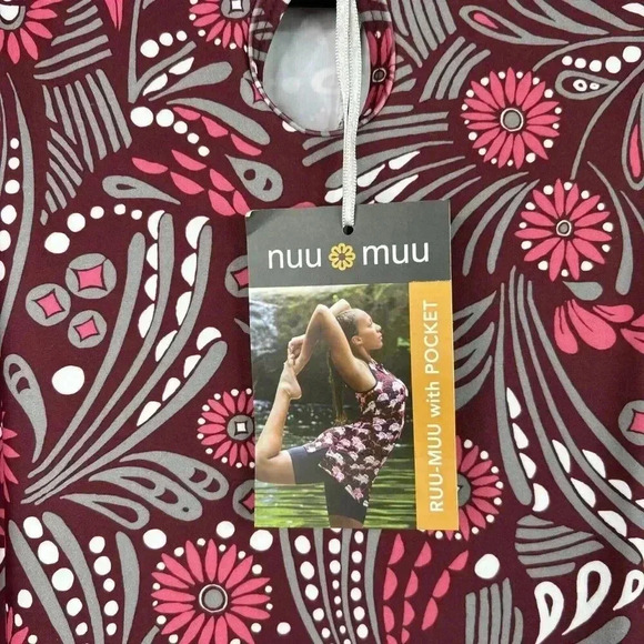 Nuu Muu Dress XS Ruu Muu with Pockets Mini Floral A Line NEW - Picture 4 of 11